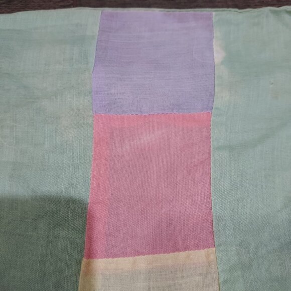 Pillow Case Cover 1950s Hand Embroidered Floral Baby Nursery 22" - Picture 12 of 13